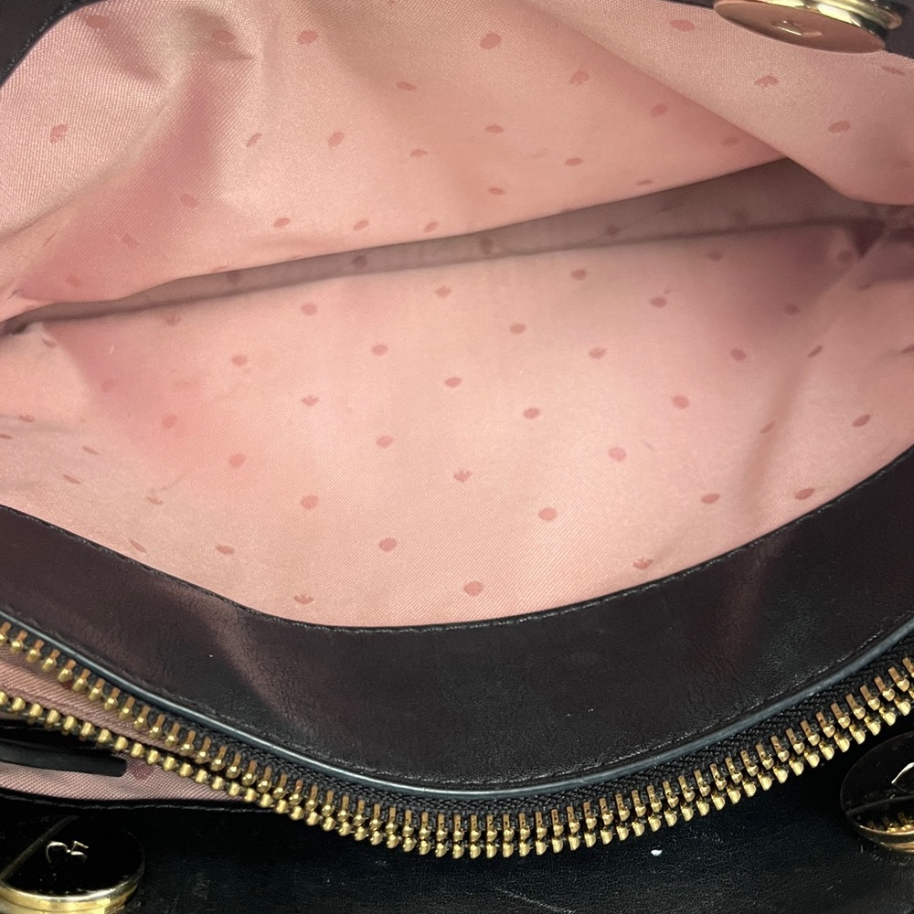 Kate Spade Black Quilted Clutch with Gold Accents - Picture 17 of 17